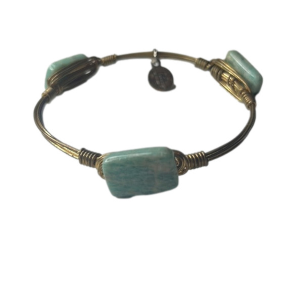 Bourbon and Bowties Jewelry - BOURBON and Bowties Aqua Bangle